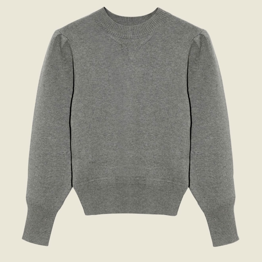 Isabel Marant Gray Crew Neck Sweater size 44